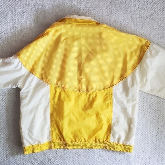 Vintage 90's R&R Sports Abstract Print Full Zip Windbreaker Jacket Size 14-16 - Picture 6 of 7